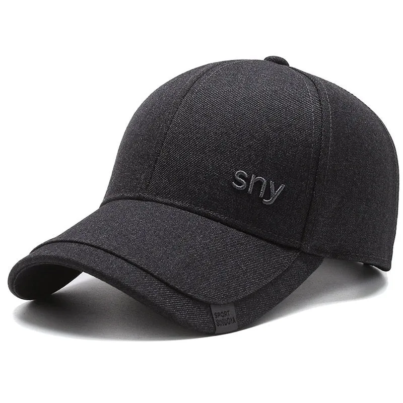 Men's Baseball Caps Brand Snapback Trucker Cap Male Cotton Gorras Hombre Golf Hat Bone Visor Cap Adjustable