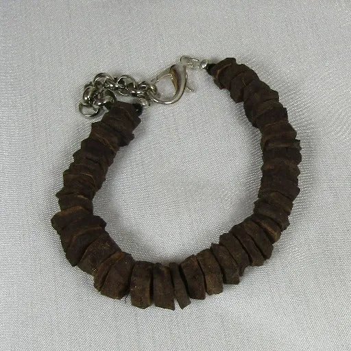 Men's Brown Rustic Gemstone Bracelet