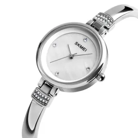 Moment beauty exquisite simple diamond shell bracelet chain women's watch