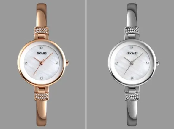 Moment beauty exquisite simple diamond shell bracelet chain women's watch