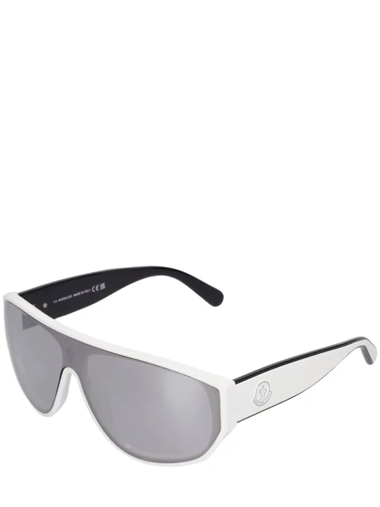 Moncler   Tronn Shield acetate mask sunglasses 