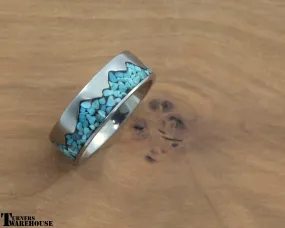 Mountain Inlay Titanium Ring Core