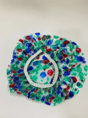 Multicolored Shower Cap