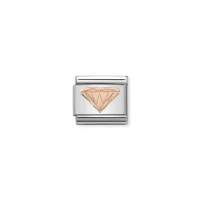 Nomination Composable Classic Link Rose Gold Diamond