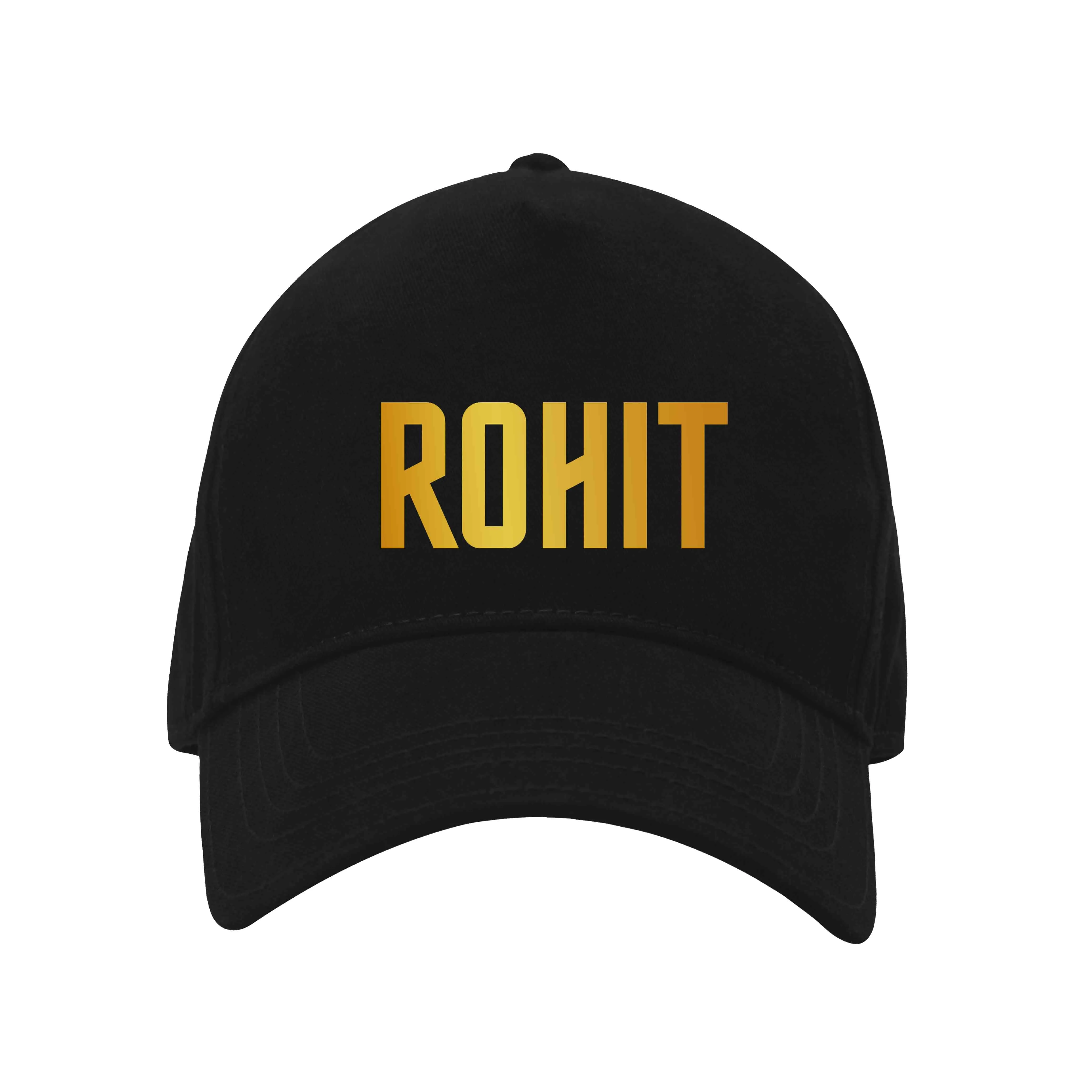 Nutcase Name on Cap - Customized Black Cap