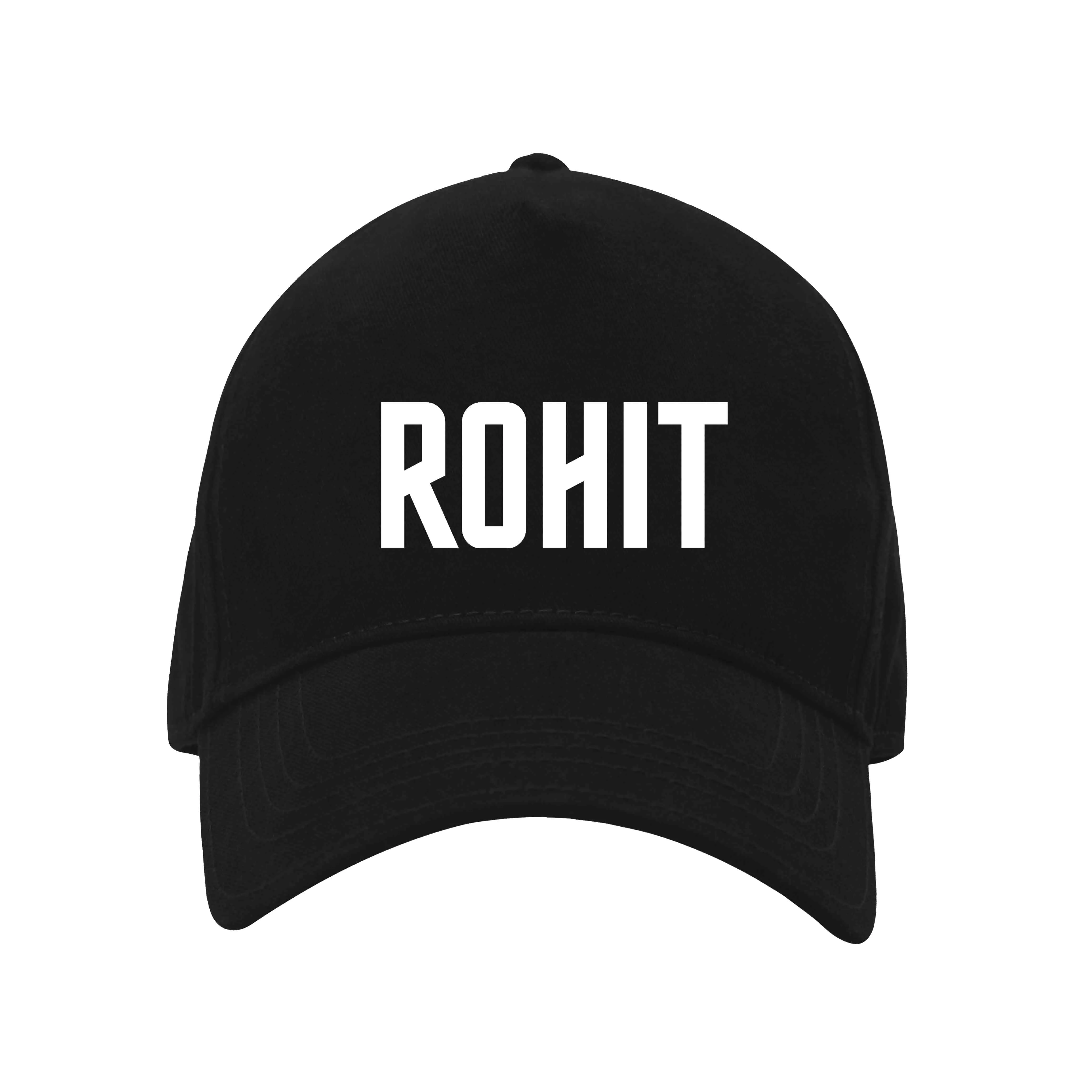 Nutcase Name on Cap - Customized Black Cap