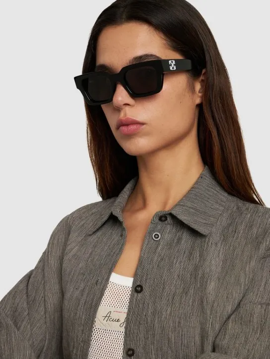 Off-White   Virgil acetate sunglasses 