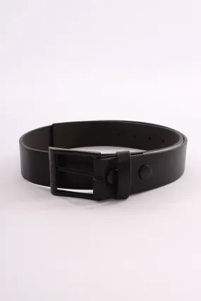 One & Only Leather Belt Black