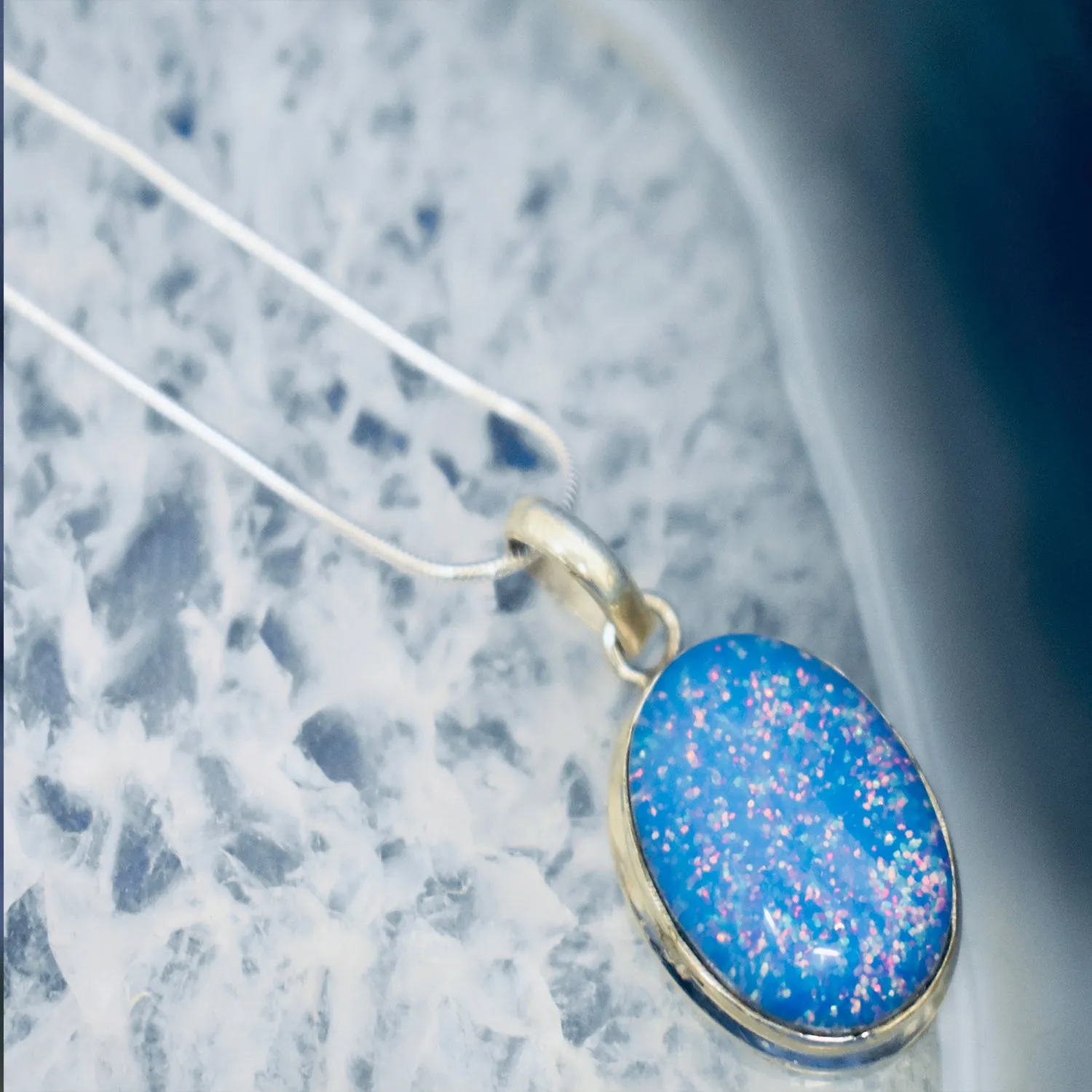 Opalite Set (925) Sterling Silver