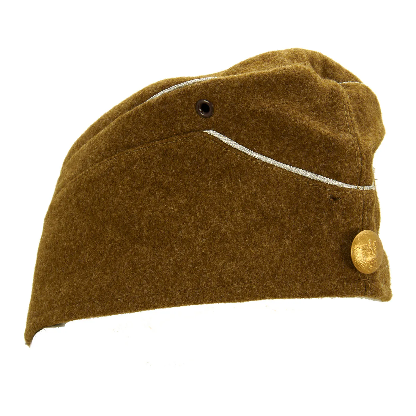Original German WWII Sturmabteilung Overseas Garrison Cap - Feldmütze für SA with RZM Tag
