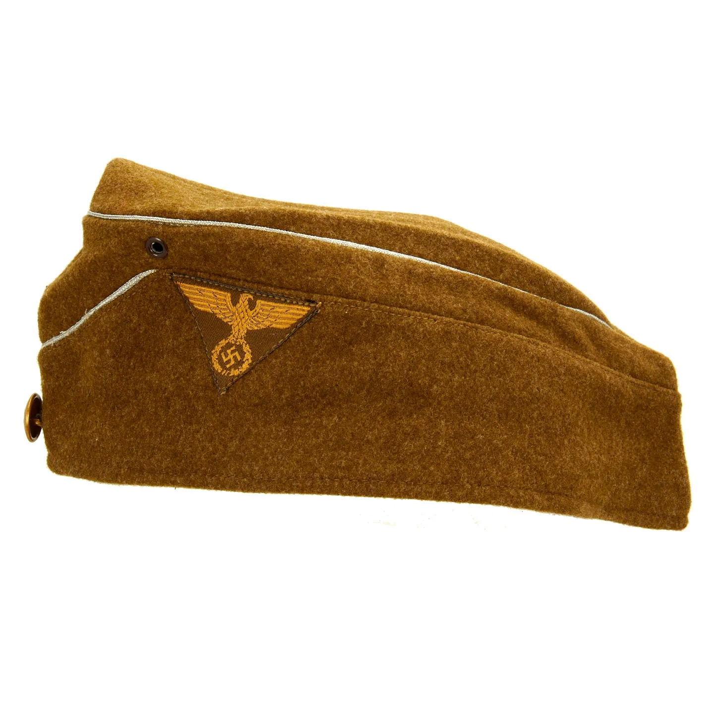 Original German WWII Sturmabteilung Overseas Garrison Cap - Feldmütze für SA with RZM Tag