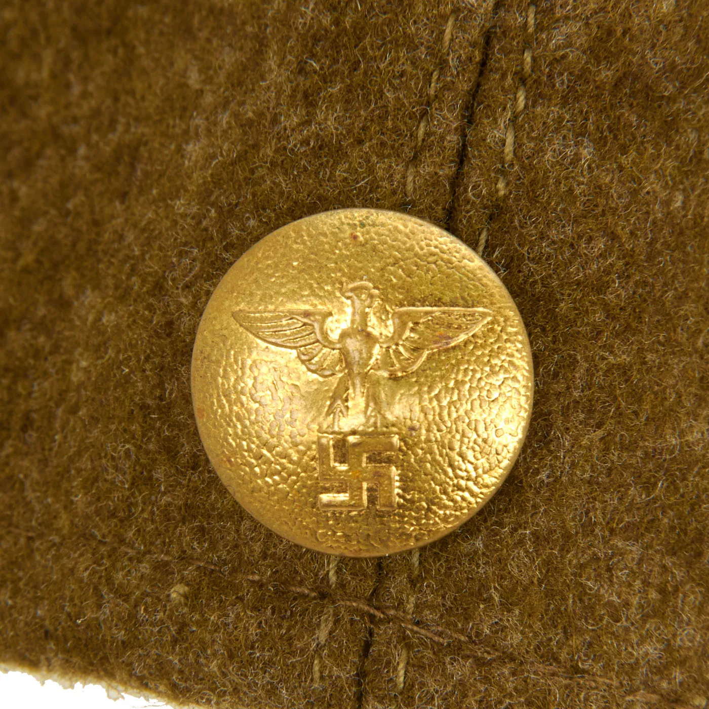 Original German WWII Sturmabteilung Overseas Garrison Cap - Feldmütze für SA with RZM Tag