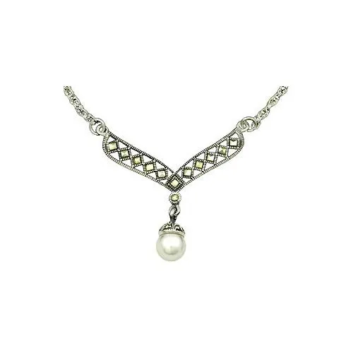 Pearl Choker Silver Necklace