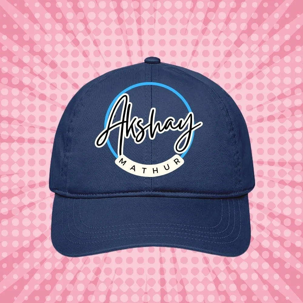 Personalized Cap With Name Initials