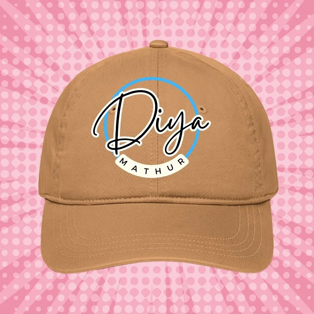 Personalized Cap With Name Initials