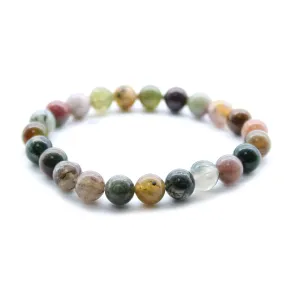 Power Bracelet - Moss Agate | Enhance Prosperity & Mental Concentration