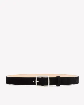 Rag & Bone - Boyfriend Belt in Black Suede