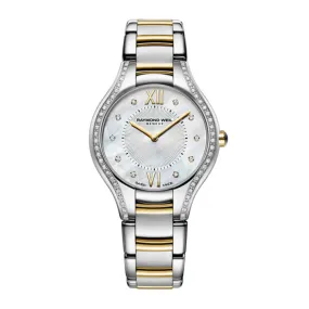 Raymond Weil Noemia Ladies Two-Tone MOP Diamond Watch