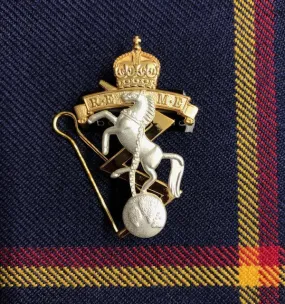 REME Cap Badge For Forage Cap - Kings Tudor Crown