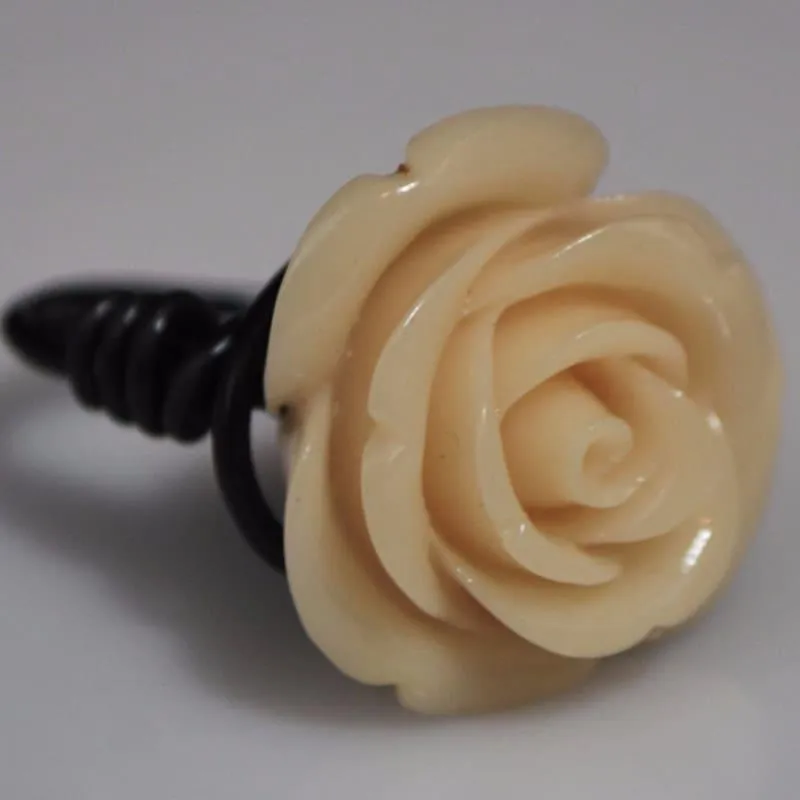 Rose Petal Custom Handmade Wire Ring