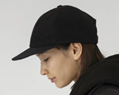 SB233-0205 Rip Fleece BB Cap Black