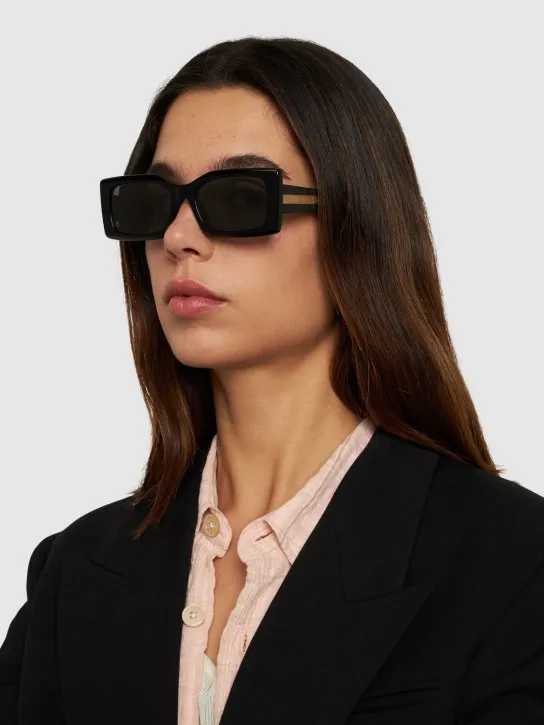 Stella McCartney   Squared acetate sunglasses 