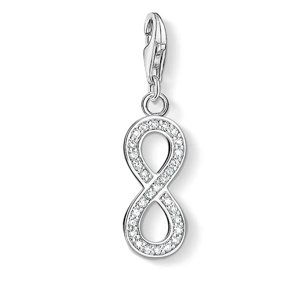 Sterling Silver Thomas Sabo Charm Club Eternity Zirconia