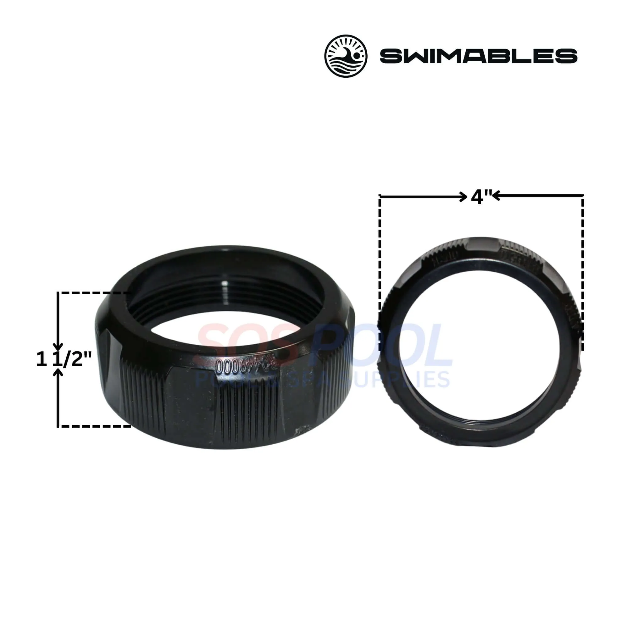 Swimables Drain Cap Assembly With O-Ring For Jandy JXI Heaters | R0523000 | SW-28-523