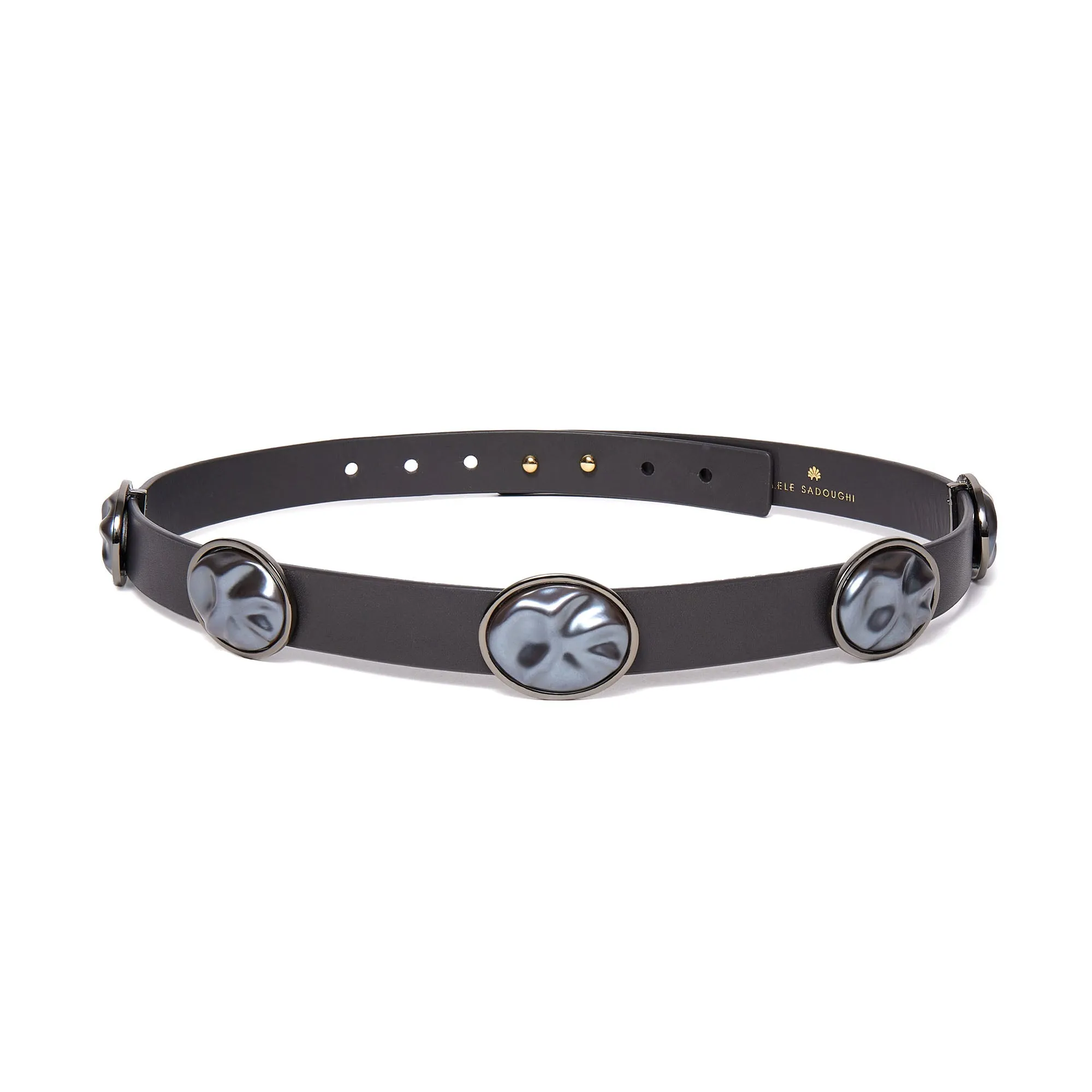 TAHITIAN PEARL OVAL STATION BELT