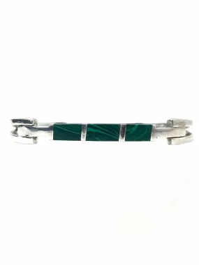 Taxco .925 Inlay Malachite Bracelet