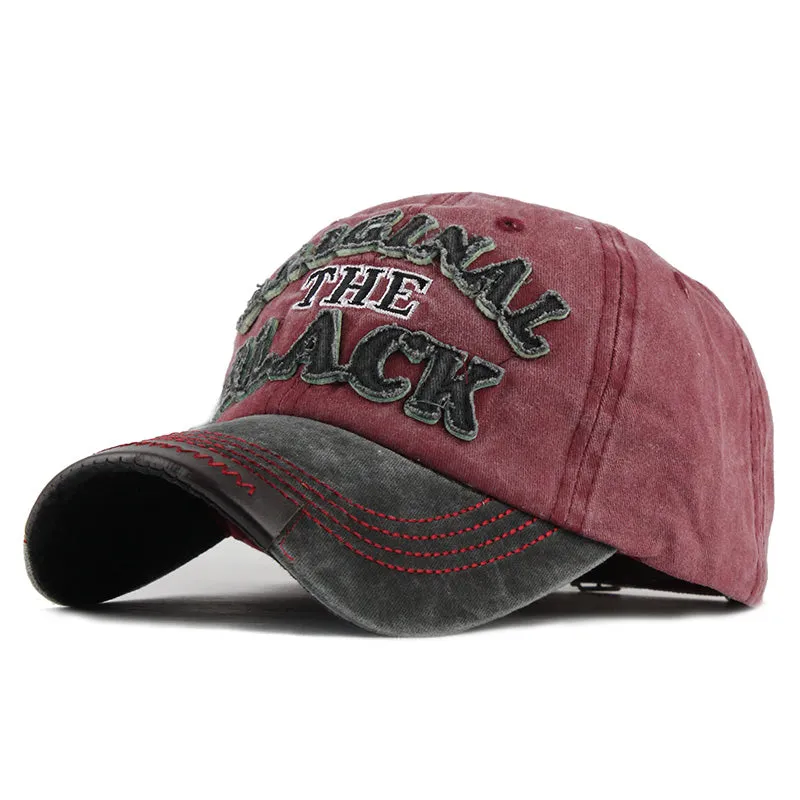 The Original Black Patched Baseball Cap