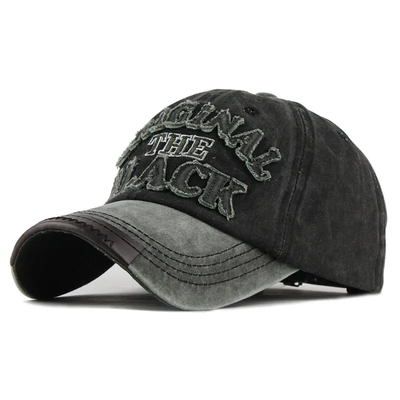 The Original Black Patched Baseball Cap