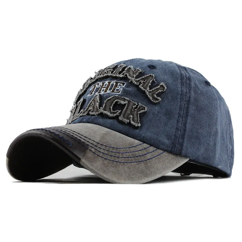 The Original Black Patched Baseball Cap
