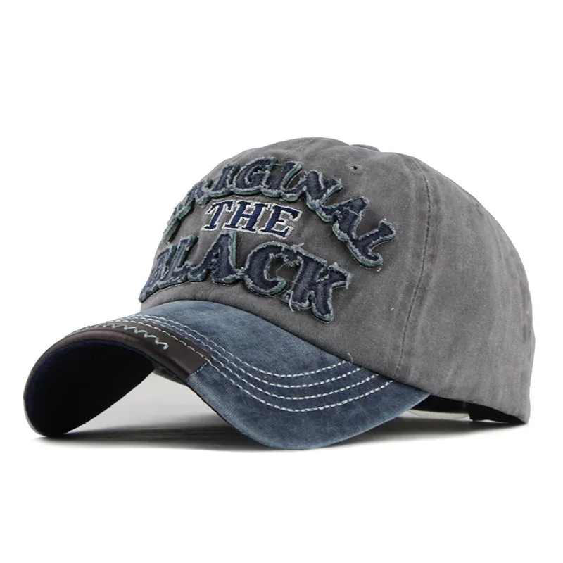 The Original Black Patched Baseball Cap
