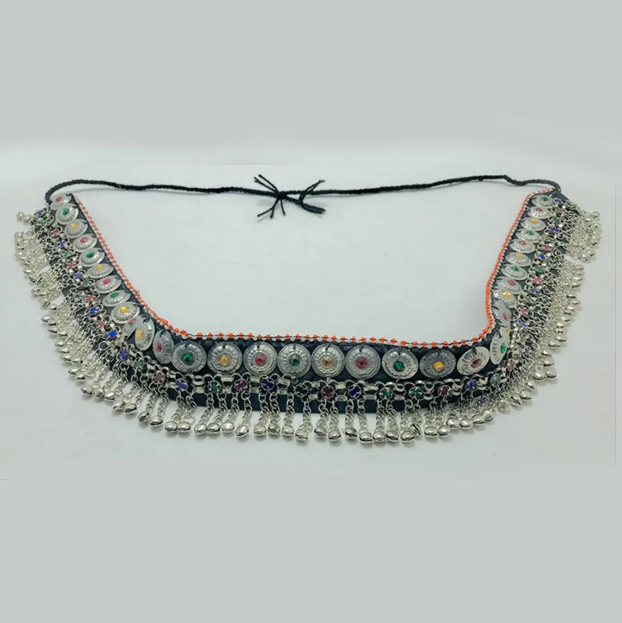 Tribal Belly Belt, Multicolor Stones Light Weight Belt