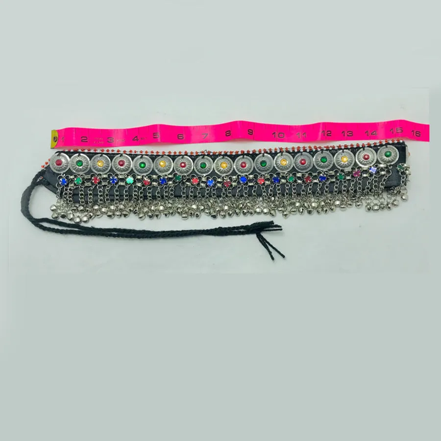 Tribal Belly Belt, Multicolor Stones Light Weight Belt