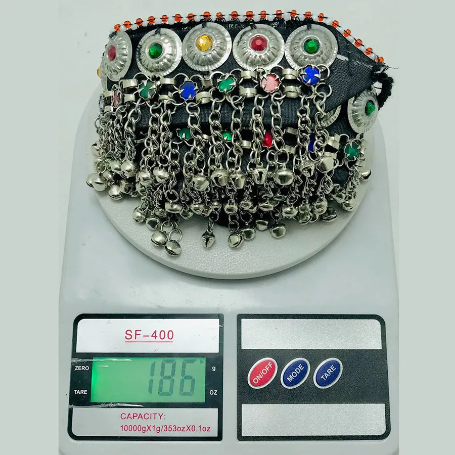 Tribal Belly Belt, Multicolor Stones Light Weight Belt