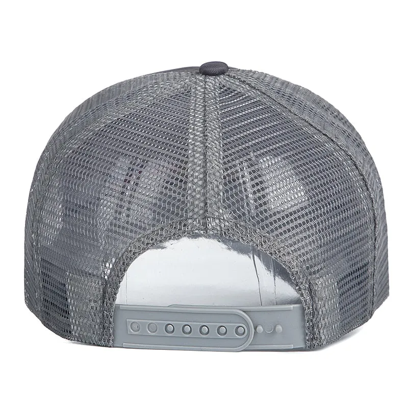 Unisex Cap Casual Camouflage Mesh Baseball Cap Russian Moves Forward Embroidery Hats For Women Men Hip Hop Trucker Hat