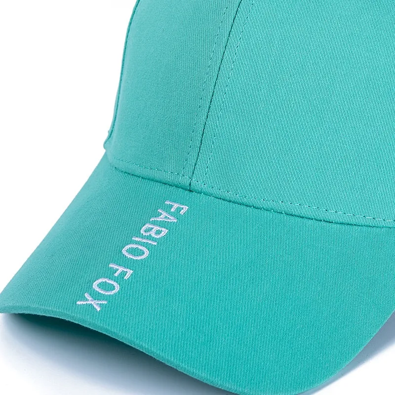 Unisex Stylish Cap Cotton Hats For Women Fashion Fox Letter Embroidery Baseball Cap Men Outdoor Popular Great Street Hat Cap