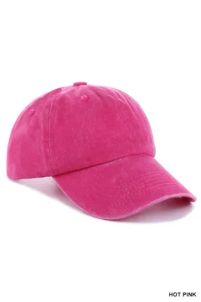 Vintage Washed Baseball Cap (5 Options)