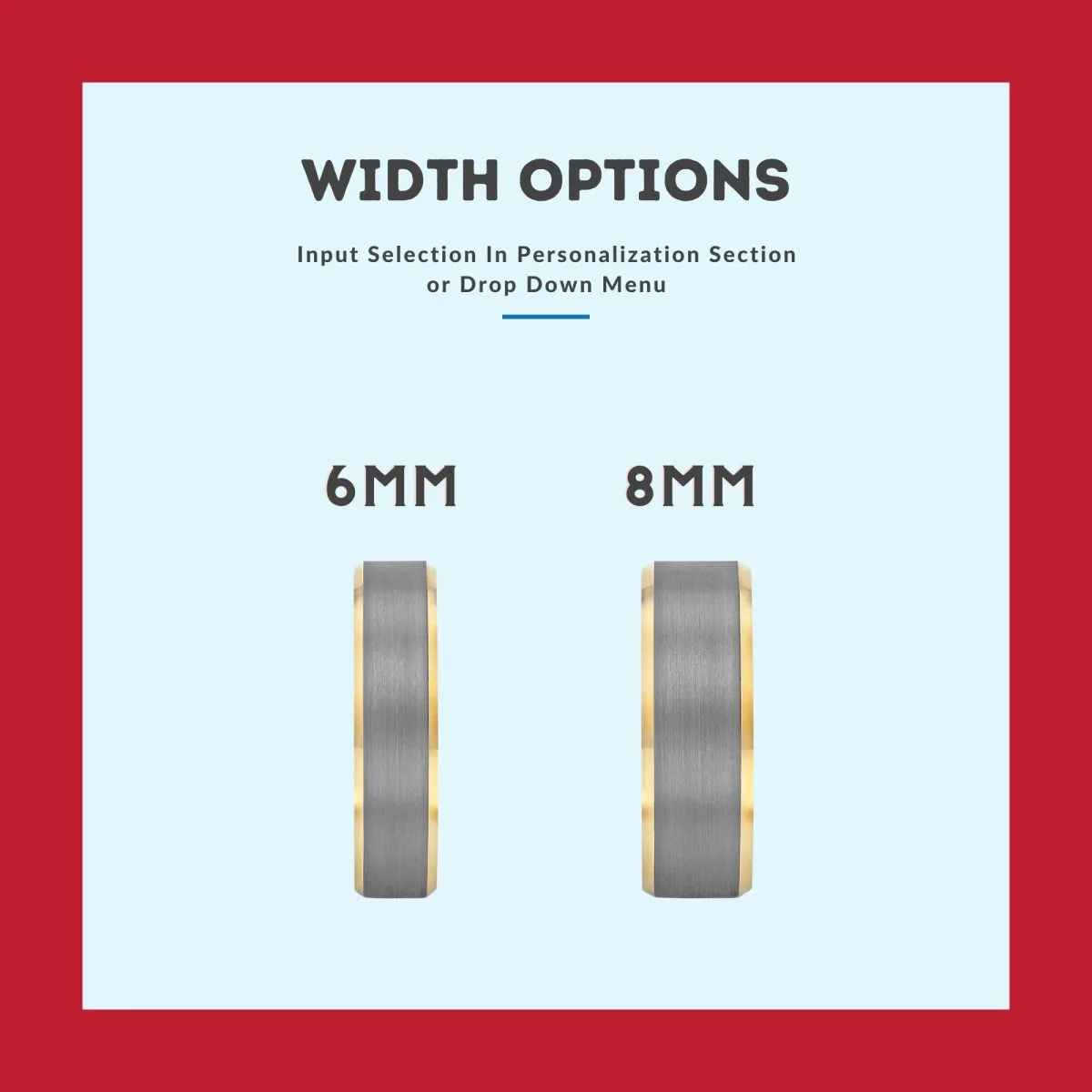 WILDLEAF | Zebra Wood, Brushed, Silver Tungsten Ring, Gold Beveled Edges