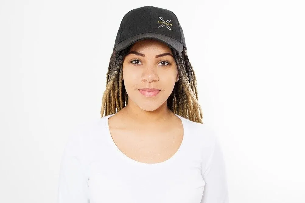 XHitman Stylish Modern, Sport Performance Adjustable Size Baseball Cap for Men and Women All Seasons Black
