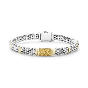 Yellow Sapphire Caviar Bracelet
